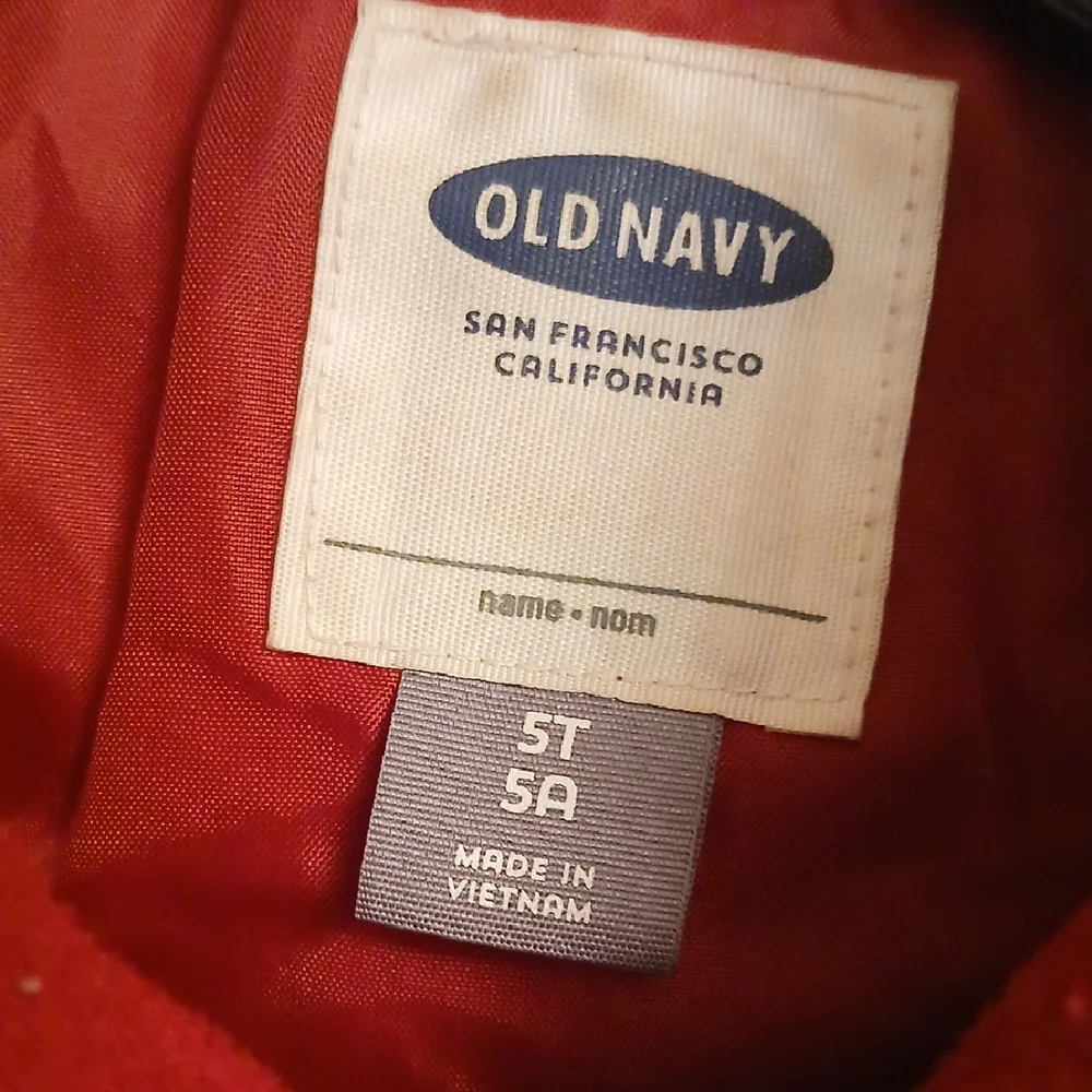 Old Navy‎ Red Kids Pea Coat